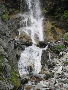 Waterfall Above Hyas Lake, Washington State, September 2010